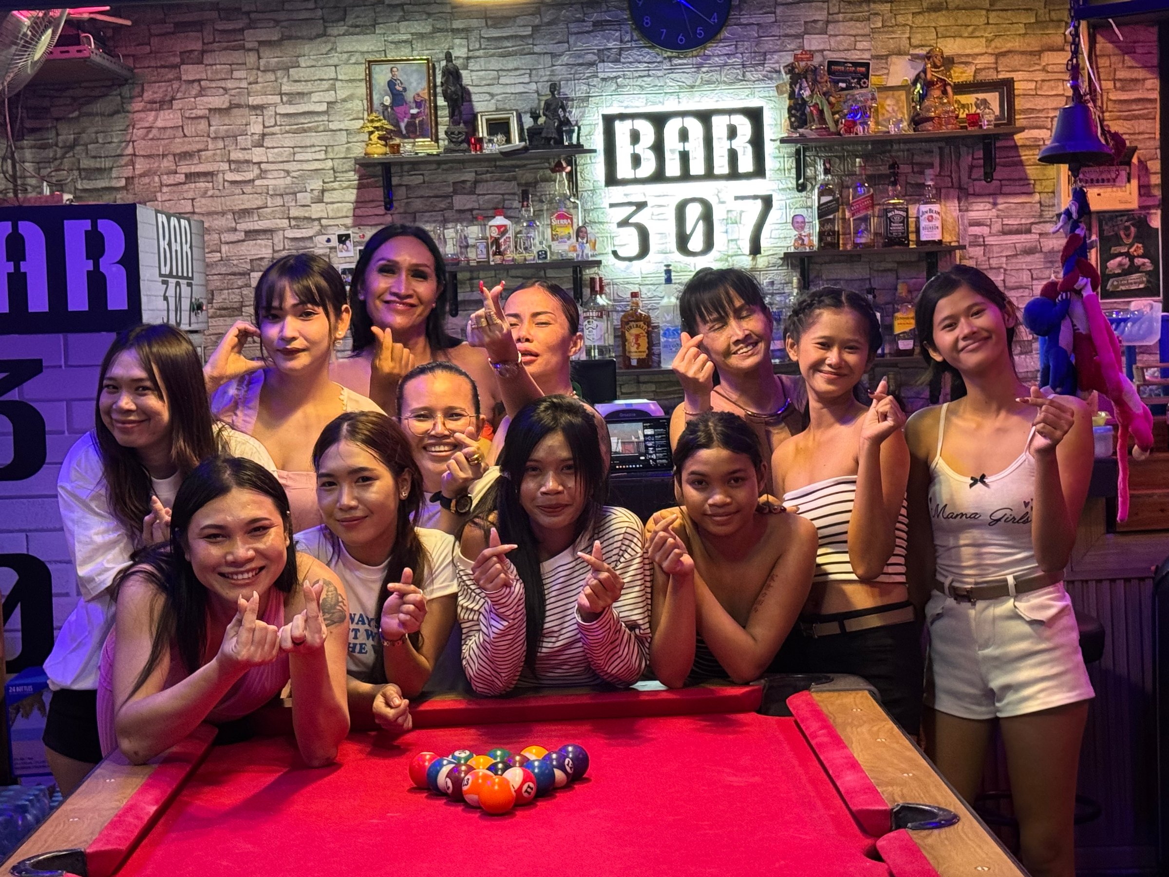 The Bar 307 team